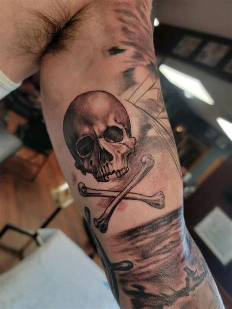 Skull and Crossbones Tattoos .